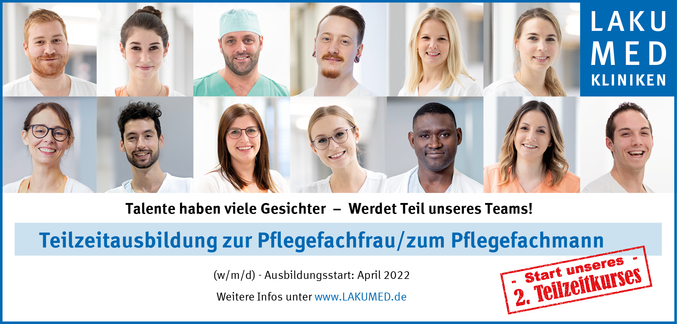 Ausbildung zum Pflegefachmann / zur Pflegefachfrau in Teilzeit