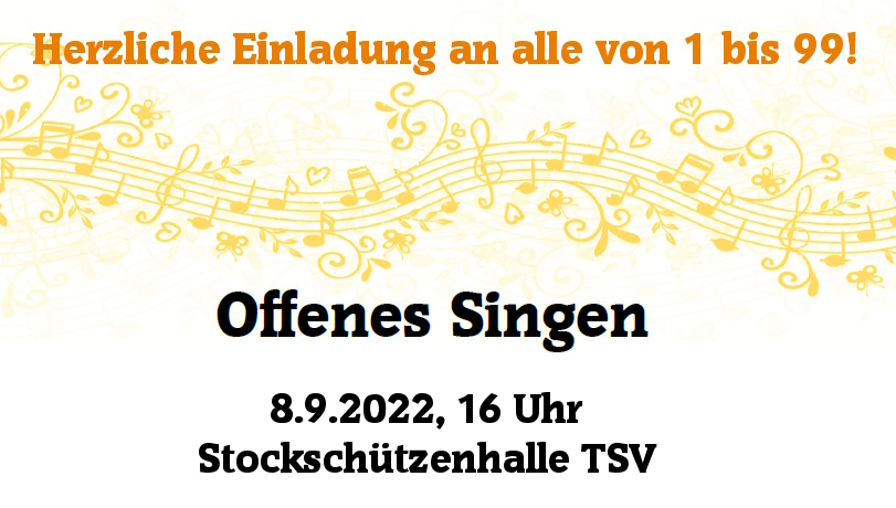 Einfach singen!