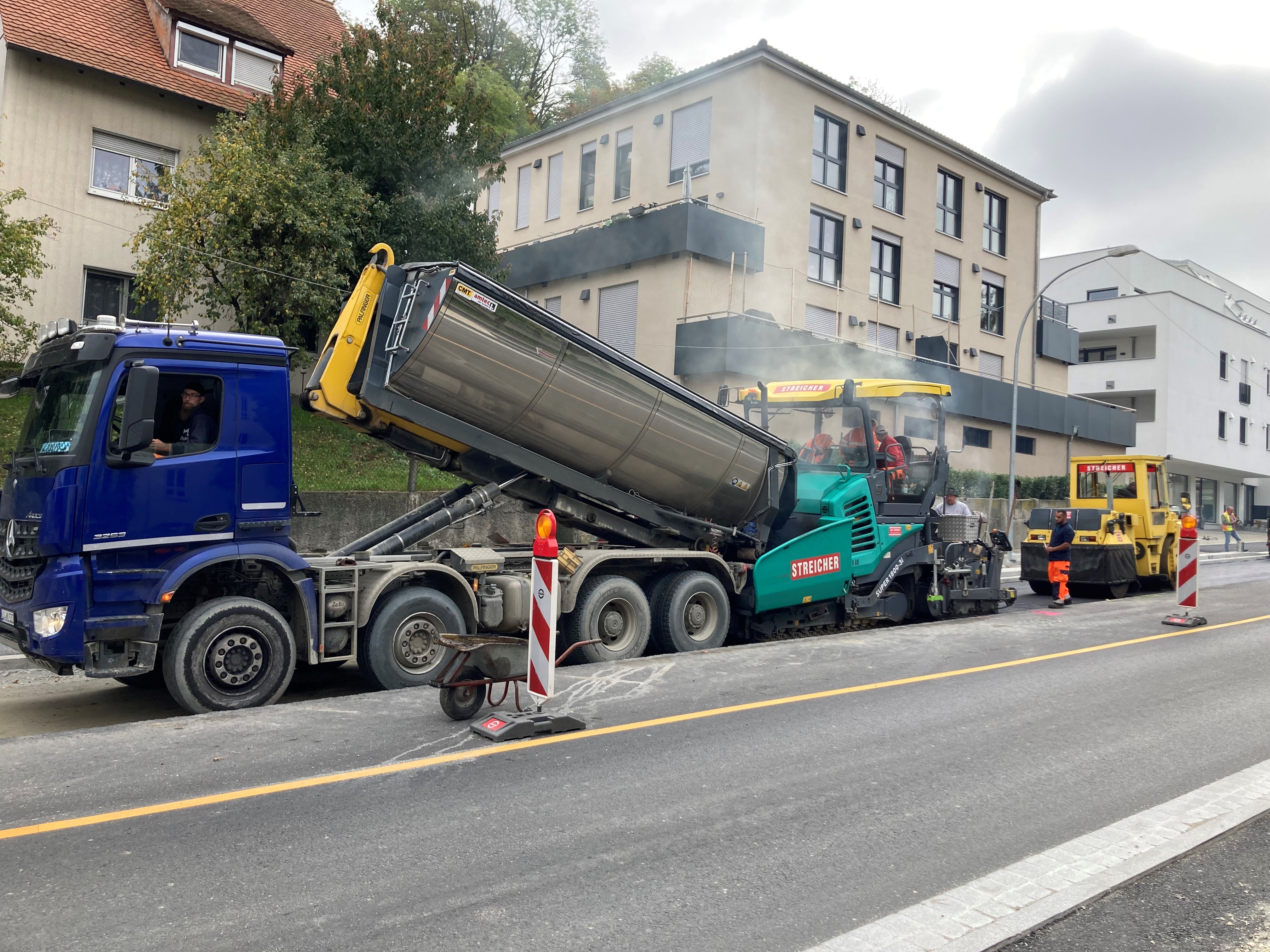 Kupfereck-Umbau (B 11/B 15): Neue Bergstraße  ab Mittwoch wieder ohne Ampel befahrbar 