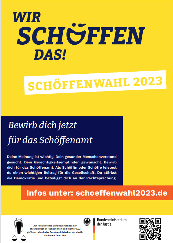 Schöffenwahl und Jugendschöffenwahl 2023